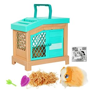 lot 42475 image: Little Live Pets - Mama Surprise  Soft, Interactive Mama Guinea Pig and her Hutch, and her 3 Surprise Babies. 20 Sounds & Reactions. for Kids Ages 4
