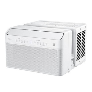 lot 68782 image: Midea - 10,000 BTU Smart Inverter U Shaped Window Air Conditioner, 35% Energy Savings, Extreme Quiet -  Retail $449.00