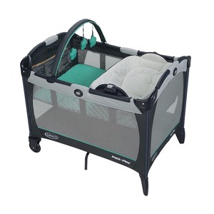 lot 68809 image: Graco - Pack n Play Playard with Reversible Seat & Changer LX, Basin - Retail $149.99