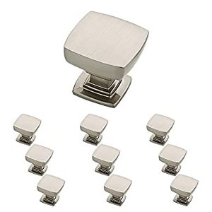 lot 68815 image: Franklin Brass - Webber Cabinet Knob in Satin Nickel  (10 Pack) -  Retail $18.95