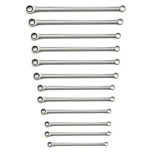 lot 68820 image: Gearwrench (12 Piece  12 Point ) XL Gearbox Combination Ratcheting Metric Wrench Set - Retail $168.77