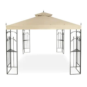 lot 68827 image: Garden Winds - Standard 350 Beige Replacement Canopy for (10 ft. x 10 ft.) Arrow Gazebo - Retail $75.99