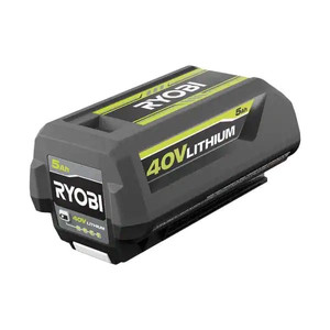 lot 68833 image: RYOBI - 40V Lithium Battery 4Ah - Retail $179.99