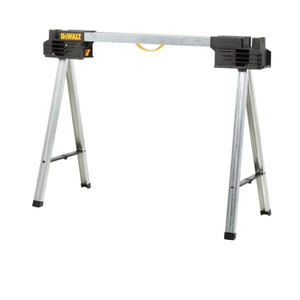 lot 68866 image: DEWALT - 32 in. Metal Folding Sawhorse - Retail $54.98