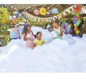 lot 28268 image: $$ Little Tikes FOAMO Foam Machine is an Easy-to-Assemble Foam Making Toy Perfect for Birthdays, Celebrations or Any Day You Want an Awesome Foam Party Retail $239