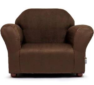 lot 28279 image: Keet Microsuede Childrens Chair, Roundy, Brown