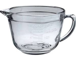 lot 33125 image: Anchor Hocking Glass 2-Quart Batter Bowl (1-piece, tempered tough for oven, fridgefreezer, microwave, and dishwasher)