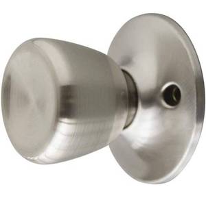 lot 33129 image: Design House 728386 Terrace Knob, 1-Pack, Satin Nickel - Set of 12