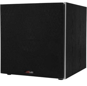 lot 33161 image: Polk Audio PSW10 10 Powered Subwoofer - Power Port Technology, Up to 100 Watts, Big Bass in Compact Design, Easy Setup with Home Theater Systems Black