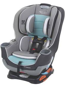 lot 33168 image: $$ Graco Extend2Fit Convertible Car Seat, Ride Rear Facing Longer with Extend2Fit, Spire - Retail $235