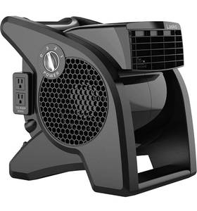 lot 33170 image: Lasko High Velocity Pro-Performance Pivoting Utility Fan for Cooling, Ventilating, Exhausting and Drying at Home, Job Site and Work Shop, Black Grey U15617