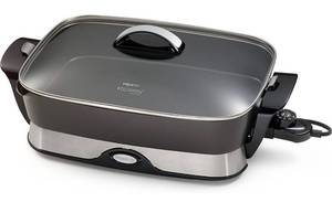 lot 33176 image: Presto 06857 16-inch Electric Foldaway Skillet, Black