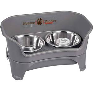 lot 33676 image: Neater Feeder Express Elevated Dog - Raised Pet Dish - Stainless Steel Food and Water Bowls for Small to Large Dogs