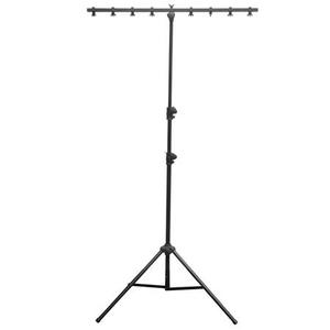 lot 33690 image: CHAUVET DJ CH06 Lightweight Lighting Stand wT-Bar (50lb Capacity) (B0096JYRY6)