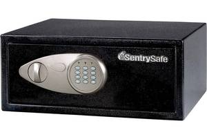 lot 36992 image: SentrySafe X075 Digital Safe, 0.7 Cubic Feet (Medium-Wide), Black