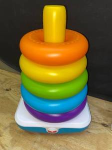 lot 38056 image: Fisher Price Giant Rock a Stack