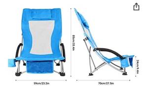 lot 38066 image: KKNH Folding Chair Portable Camping Chair Outdoor Folding Chair