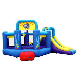 lot 29258 image: Bounceland Pop Star Slide Inflatable Bounce House