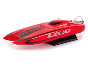 lot 33715 image: $$$ Pro Boat Blackjack 24 RTR 24-Inch Catamaran w2.4GHz Radio System