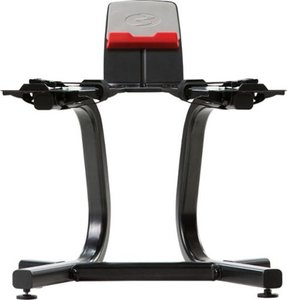 lot 33730 image: Bowflex - SelectTech Stand with Media Rack - Black