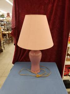 lot 6004 image: Mauve Table Lamp