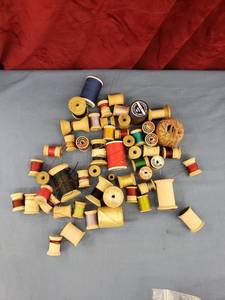 lot 6016 image: lot of old spoolsthread