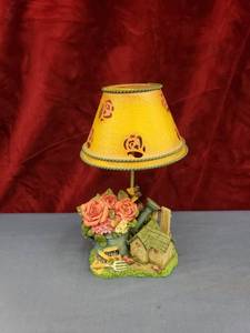 lot 6021 image: birdhouse tea light lamp