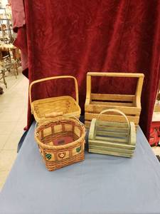 lot 6043 image: lot of 4 baskets