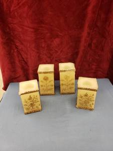lot 6088 image: set 4 battery powered candles need batteries