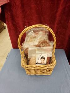 lot 6104 image: basket full of wigs