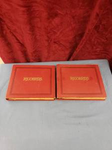 lot 6155 image: Pair records books w45s