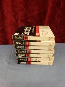 lot 6184 image: lot of Scotch recording tape reels