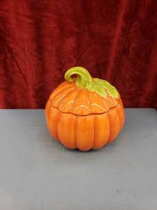 lot 6194 image: huge ceramic pumpkin