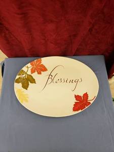 lot 6199 image: Blessings turkey platter