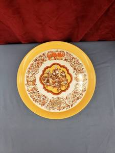 lot 6200 image: vintage Hallmark metal Thanksgiving serving tray