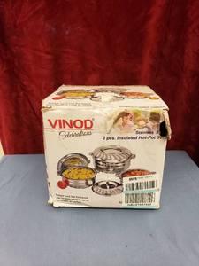 lot 6212 image: 3-pc insulated hot pot set wbox