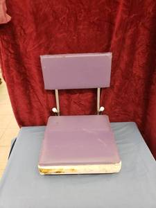 lot 6232 image: purplewhite stadium seat