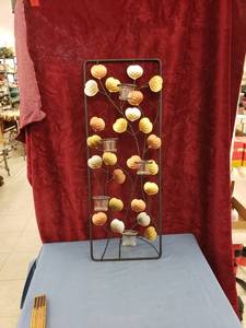 lot 6252 image: metal votive holder wall decor