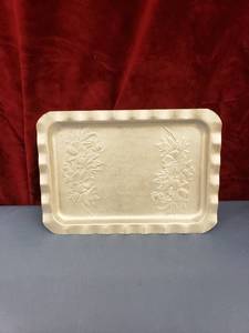 lot 6282 image: vintage aluminum serving tray