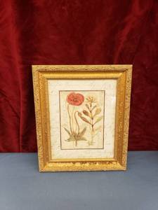 lot 6300 image: fliwer picture in old frame