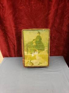lot 6305 image: pair old tins wducks