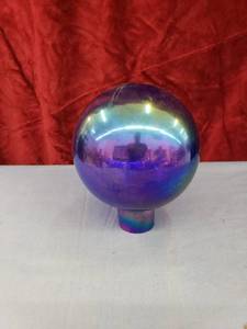 lot 6345 image: blue gazing ball