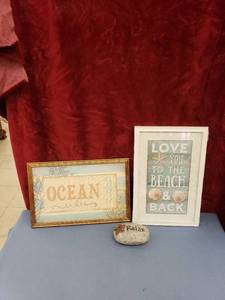 lot 6352 image: pair beachy picsrelax rock