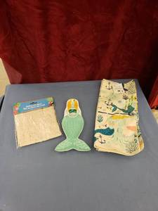 lot 6378 image: lot of mermaid decor