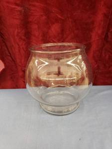 lot 6409 image: big glass fish bowl
