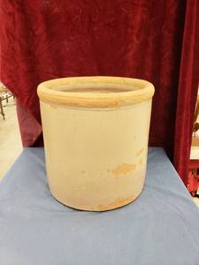 lot 6433 image: huge heavy crock very small unreadable # mark no cracks
