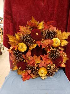 lot 6441 image: gorgeous fall wreath 22