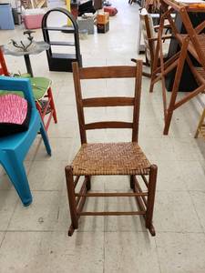 lot 6449 image: antique rocking chair