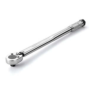 lot 3619 image: Basics 12-Inch Drive Click Heavy-Duty Torque Wrench - 25-250 ft.-lb, 33.9-338.9 Nm