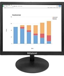 lot 3633 image: SKitphrati 17 Inch PC Monitor HDMI Monitor 1280 X 1024 LED Monitor with 45% sRGB Color Correction and 43 Aspect Ratio, 60 Hz Refresh Rate, 5Ms Response Time, VESA Mountable, VGA, HDMI, TN Panel